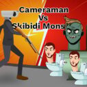 Cameraman vs Skibidi Monster : Fun Battle 9 cameraman vs skibidi monster fun battle 1