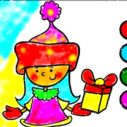 Easy Coloring SantaClaus 4 easy coloring santaclaus 1