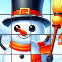 Happy Snowman Puzzle 5 happy snowman puzzle 1