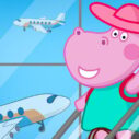 Hippo Family Airport Adventure 7 hippo family airport adventure