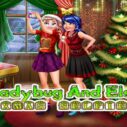Ladybug And Elsa Xmas Selfie 7 ladybug and elsa xmas selfie