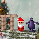 Santa Claus Meet Grimace 10 santa claus meet grimace 1