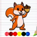 Squirrel Coloring Adventure 7 squirrel coloring adventure 1