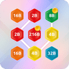 2048 Hex Chain Merge 6 2048 hex chain merge
